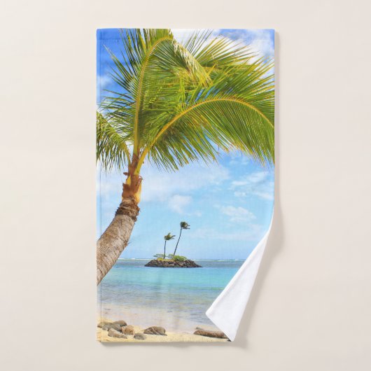 Plage Palm Tree serviette à main (Serviette à main)