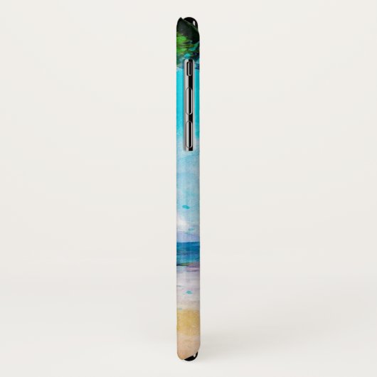 Plage Palm Trees iPhone X Coque (Dos/Gauche)