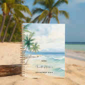 Plage palmiers tropicaux vagues 2026