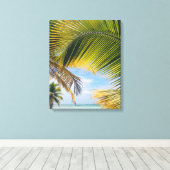 Plage Palms impression de toile (Insitu (Plancher de Bois))