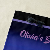 Plage Partie faite sur commande d'alien de serviette de (En situation)