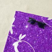 Plage Parties scintillant et libellules serviette de pla (En situation)
