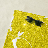 Plage Parties scintillant et libellules serviette de pla (En situation)