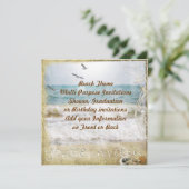 Plage Party Invitation polyvalente (Debout devant)