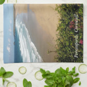 Plage Perranporth, serviette des Cornouailles (Plié)