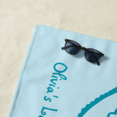Plage personnalisée Bachelorette serviette cadeau (En situation)
