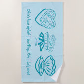 Plage personnalisée Bachelorette serviette cadeau (Devant)