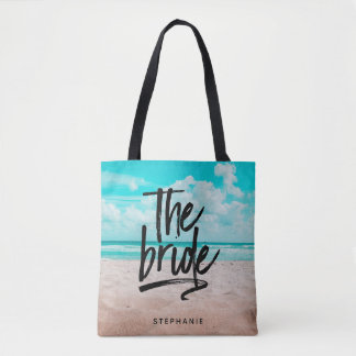 Plage personnalisée Le Sac fourre-tout de mariée