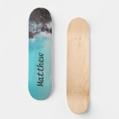 Plage personnalisée Ocean Waves Skateboard (Recto)