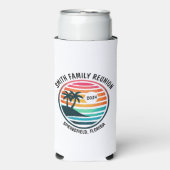 Plage personnalisée, Réunion familiale, Glacière d (Seltzer Recto)