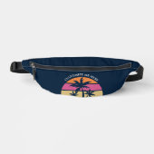 Plage Personnalisée Vacances Cute Tropical Palm Tr (Recto)