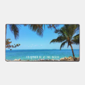 Plage Photo Je Préférerais Être À La Plage (Recto)