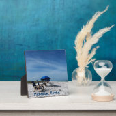 Plage Photo Plaque w Easel (Insitu)