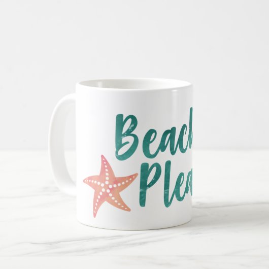 Plage Please Mug (Devant gauche)