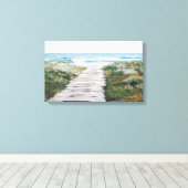 Plage promenade en toile Imprimer (Insitu (Plancher de Bois))