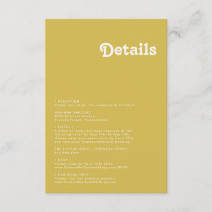 Plage Retro   Carte de boîtier Gold Details