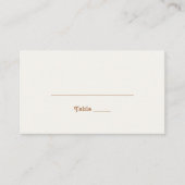 Plage Retro | Carte Mariage Gold Flat (Devant)