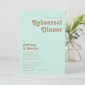 Plage Retro | Invitation au dîner de répétition d' (Debout devant)