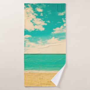 Plage rétro, rétro, poster, photo, arrière - plan