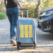 Plage Retro | Sticker d'adresse client Mariage Gol (Valise Insitu)