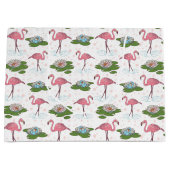 plage rose Flamingo modèle sac cadeau (Devant)