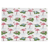 plage rose Flamingo modèle sac cadeau (Dos)