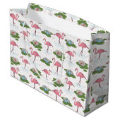 plage rose Flamingo modèle sac cadeau (Dos Angle)
