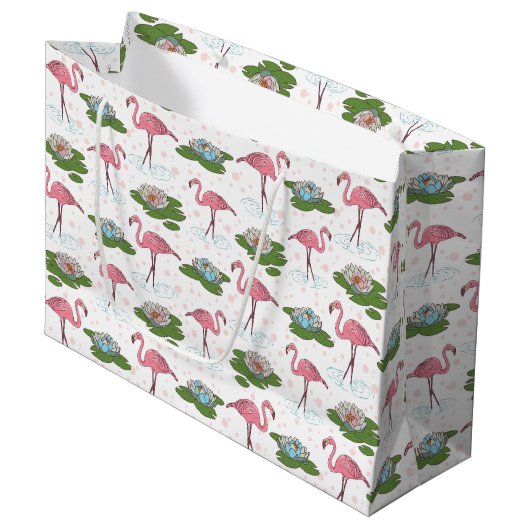 plage rose Flamingo modèle sac cadeau (Devant Angle)