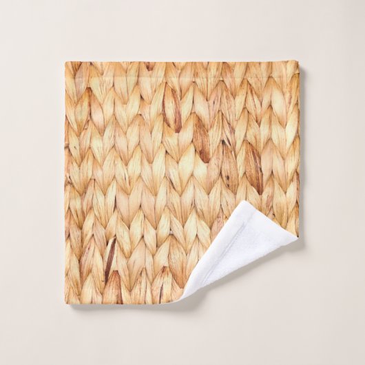 plage rustique île tropicale tissée (Gant de toilette)