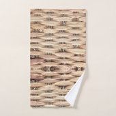 plage rustique île tropicale tissée (Serviette à main)