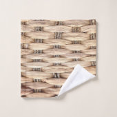 plage rustique île tropicale tissée (Gant de toilette)