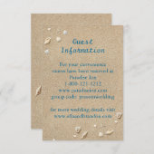 Plage Sandy Toes Salty Kisses Enclôture Carte (Devant / Derrière)