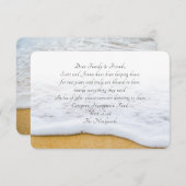 Plage Scène Envie De Bien Libérer Cartes D'Idée (Devant / Derrière)