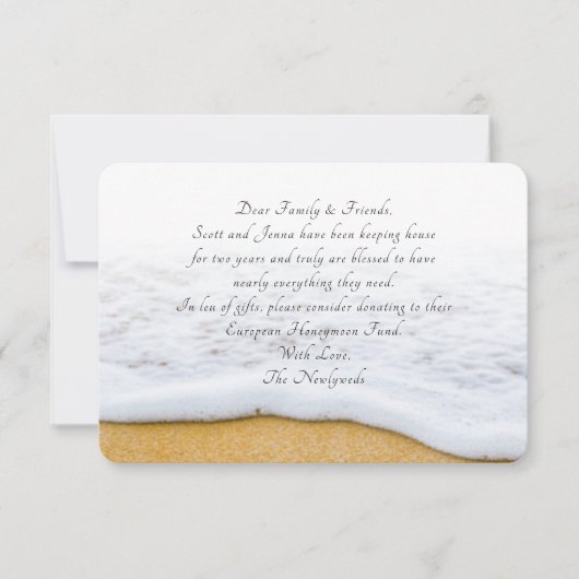 Plage Scène Envie De Bien Libérer Cartes D'Idée (Devant)