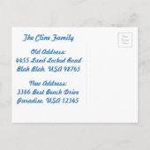 Plage Scène Nouvelle adresse Carte postale (Dos)