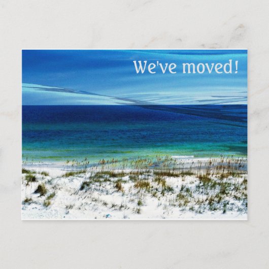 Plage Scène Nouvelle adresse Carte postale (Devant)