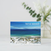 Plage Scène Nouvelle adresse Carte postale (Debout devant)