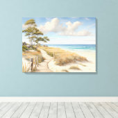Plage Scène Toile Mur Art (Insitu (Plancher de Bois))