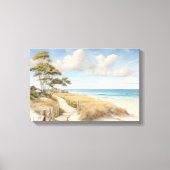Plage Scène Toile Mur Art (Recto)