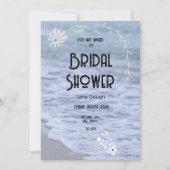 Plage Seashore Invitation de la douche nuptiale (Devant)