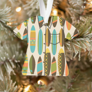 Plage Secret Hawaiian Surfboards Aloha Shirt Cream