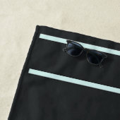 Plage Serviette avec phoque Bateau Plage paysage (En situation)