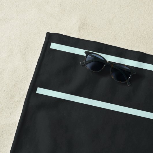 Plage Serviette avec phoque Bateau Plage paysage (En situation)