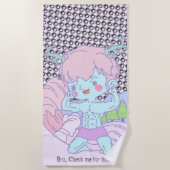 Plage Serviette de coutil !  Conception d'île des 2019 (Devant)