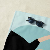 Plage Serviette de Figaro (En situation)