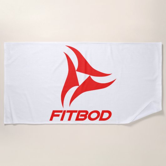 Plage Serviette de Fitbod (Devant)
