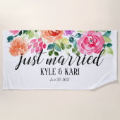 Plage Serviette de lune de miel pour Mariage marié (Devant)