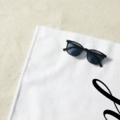 Plage Serviette de lune de miel pour Mariage marié (En situation)