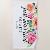 Plage Serviette de lune de miel pour Mariage marié (Devant)
