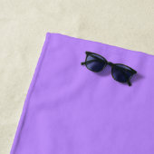 Plage Serviette de nom personnalisée Lavender (En situation)